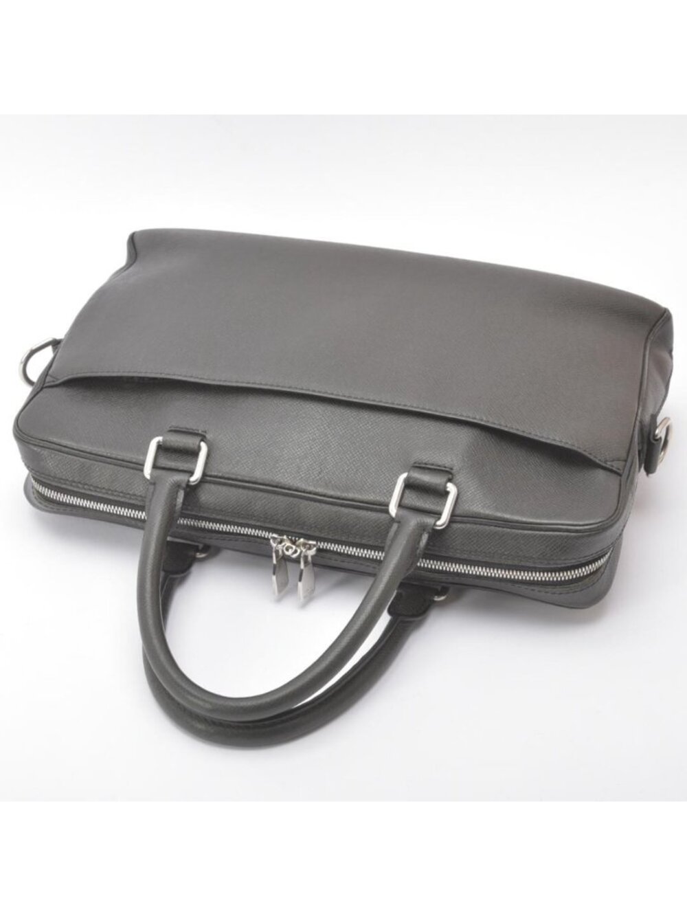 Louis Vuitton Porte Documents Briefcase PDB Taiga Leather Black - Picture 4 of 10